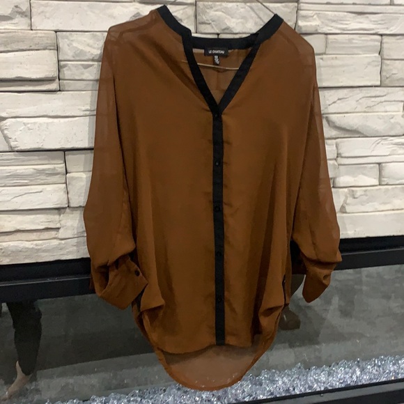 Sheer le Chateau blouse - Picture 1 of 4